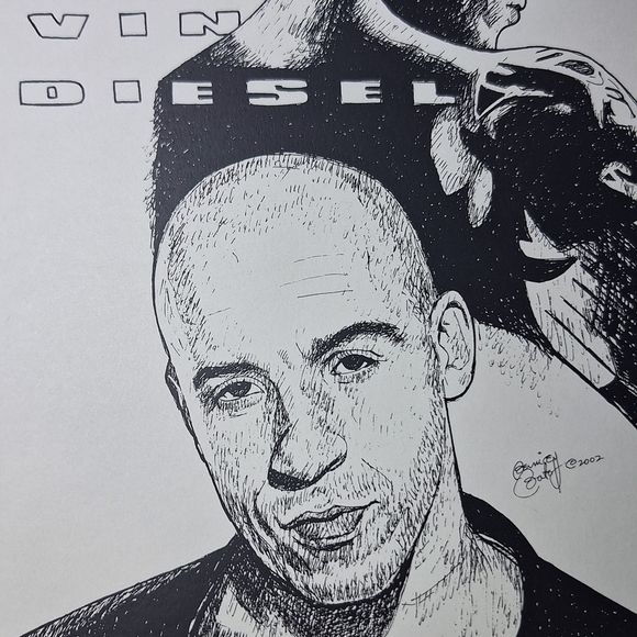 Black and White Urban Art Drawing Illustration - Picture 3 of 3